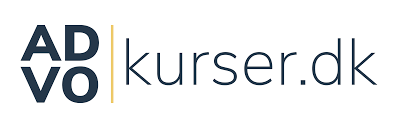 Logo for ADVOkurser.dk